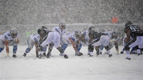 Snow What Football Belongs Outdoors Fox Sports