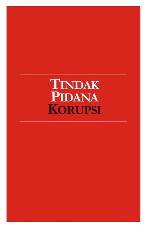 Buku Saku Korupsi Kpk