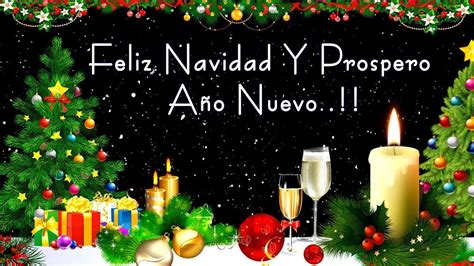 Feliz Navidad Y Prospero Año Nuevo Merry Christmas And Happy New Year