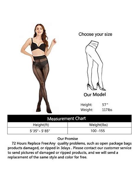 Buy Arrusa Women S Super Sexy Shiny Sheer Control Top Footed Tights Silk Stockings Ultra