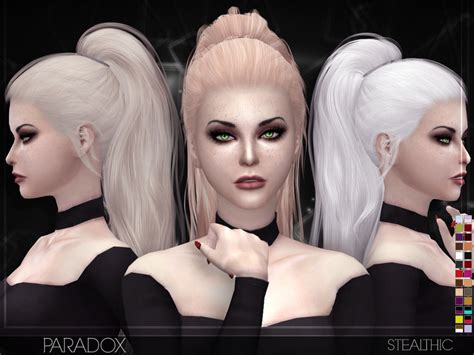 The Sims Resource Stealthic Paradox Female Hair