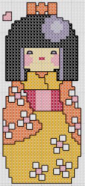 With over 200 designs, you'll find something here that is perfect for your next cross stitch project. Free Cross Stitch Patterns: Japanese Kokeshi Doll - Cross ...