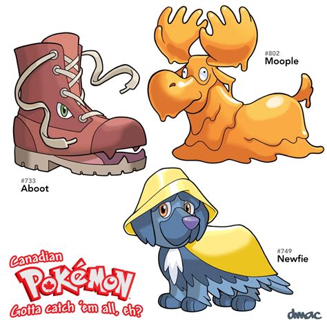 Aboot Time Artist Creates Canadian Pokémon Characters Curated