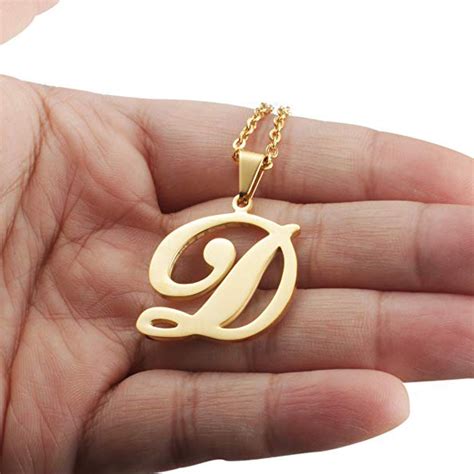 Maybe you would like to learn more about one of these? High Quality Real Gold Plated Initial Necklace For Women