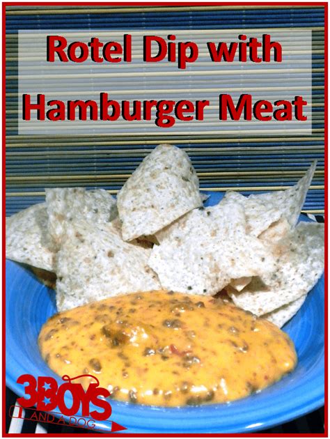 Maybe you would like to learn more about one of these? Rotel Dip with Ground Beef Recipe | Velveeta, RoTel ...