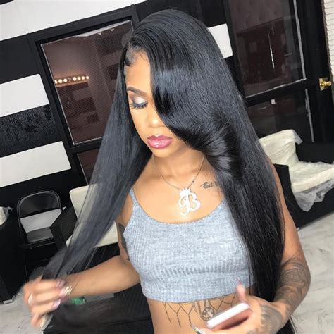Straight Weave Hairstyles Image By Reese On Hairstyles Sew In