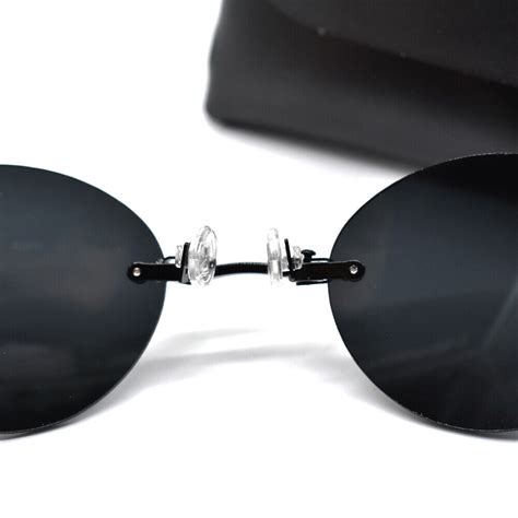 Trend 2021 Matrix Morpheus Clip On Nose Sunglasses Retro Round Shades Men Uv400 Ebay