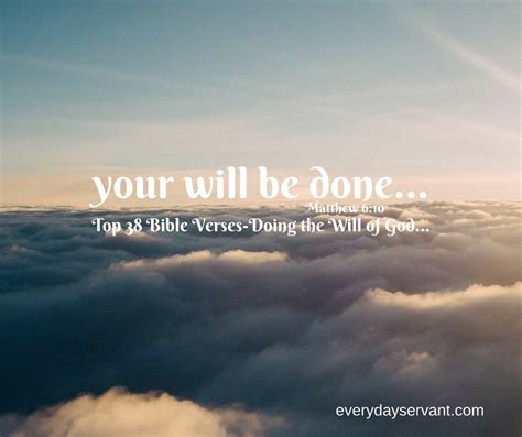 Top 38 Bible Verses Doing The Will Of God Everyday Servant