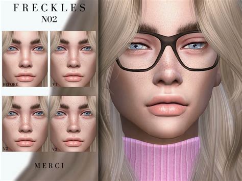 Freckles N02 Sims 4 Mod Download Free
