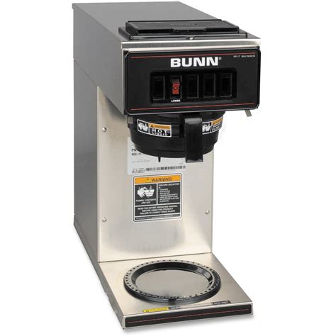 Bunn Bun133000001 Vp17 1 Coffee Brewer 1 Stainless Steelblack