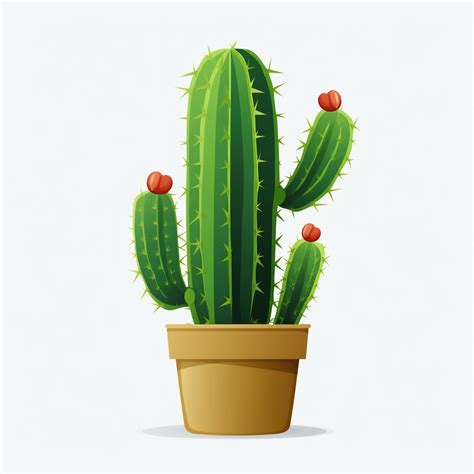 Animation Cactus Plant Clipart Single Design 8k Clip Art Library