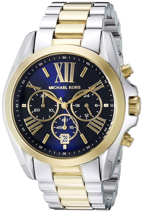 This beauty is the jaryn black, made of stainless steel and a quartz movement mechanism. Michael Kors - Michael Kors Men's Bradshaw Two-Tone ...