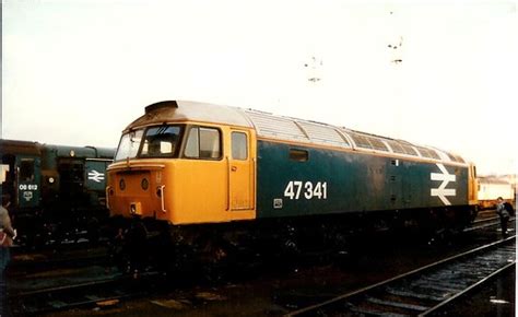 British Rail Class 47 341 In Br Blue British Rail Class 47 Flickr