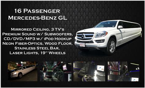 16 Passenger Mercedes Benz Gls Boston Ma Luxury Limousine Service