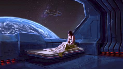 Artwork Science Fiction Futuristic Planet Women Wallpapers Hd Desktop And Mobile Backgrounds
