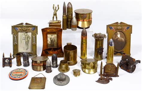 World War I Trench Art Assortment Sold At Auction On 13th December