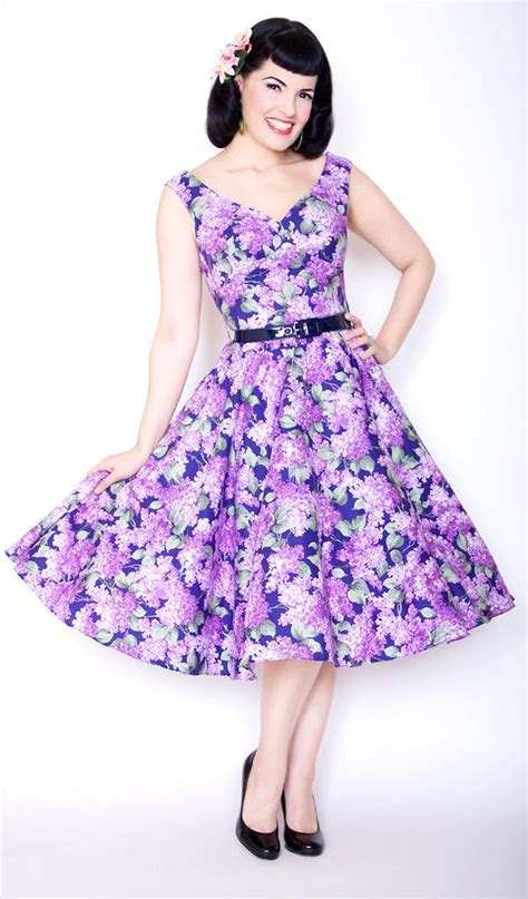 Pin Up Girl Pin Up Dresses 50s Dresses Flower Dresses Homecoming