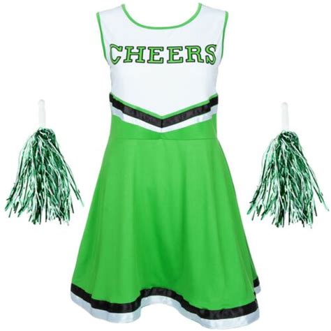 Cheerleader Costume Fancy Dress Outfit High School Dance Uniform Halloween Ebay