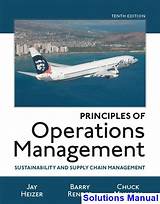 Photos of Operations Management 10th Edition Solutions