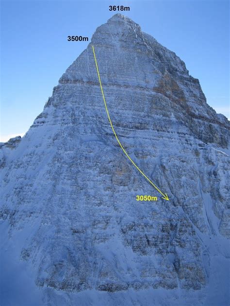 Aac Publications Fatal Fall On Mt Assiniboine Loose Rock Climbing