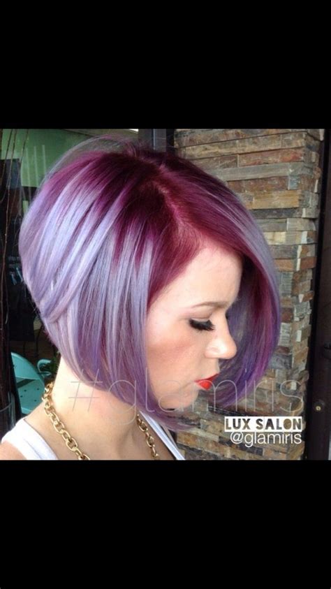 Dark Pink Roots Light Pink Ends Hair Styles Lavender Hair Purple Hair