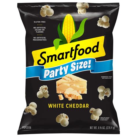 Save On Smartfood Popcorn Party Size White Cheddar Cheese Gluten Free