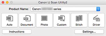 Canon ij scan utility lite ver.3.0.2 (mac 10,13/10,12/10,11/10,10). Canon : PIXMA Manuals : MG3600 series : Starting IJ Scan Utility