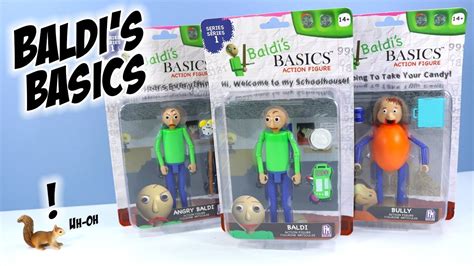 Baldis Basics Action Figure Toys Series 1 Review Phat Mojo Youtube