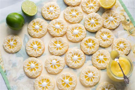 Lemon Lime Shortbread Thumbprint Cookies Recipe Thumbprint Cookies