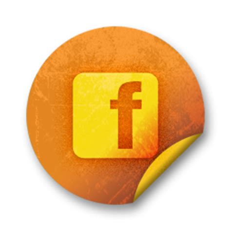 Transparent Yellow Facebook Logo Png V