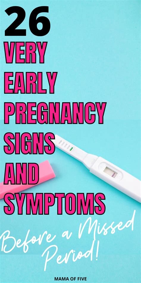 The Early Signs Of Pregnancy Before A Missed Period Artofit