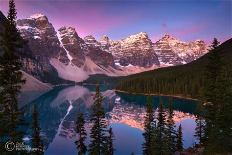 Valley Of The Ten Peaks Photo Sunset Photography Canadian Rockies