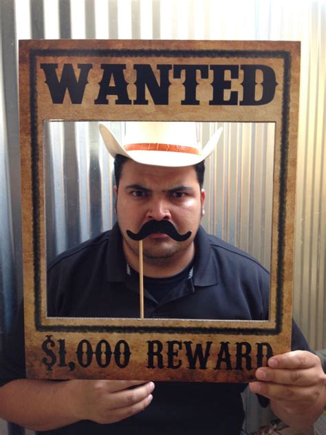 Wanted Poster Western Cowboy Rodeo Birthday Party Theme Photo