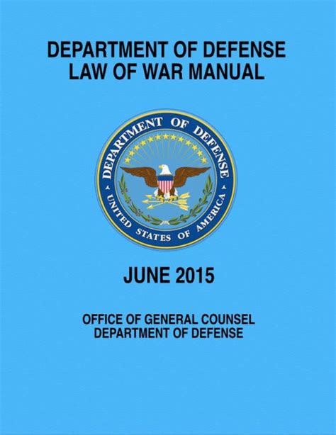 War News Updates The Pentagons Law Of War Manual Declares That