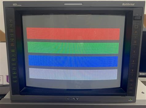 Sony Trinitron PVM L CRT Color Video Monitor Retrogaming EBay