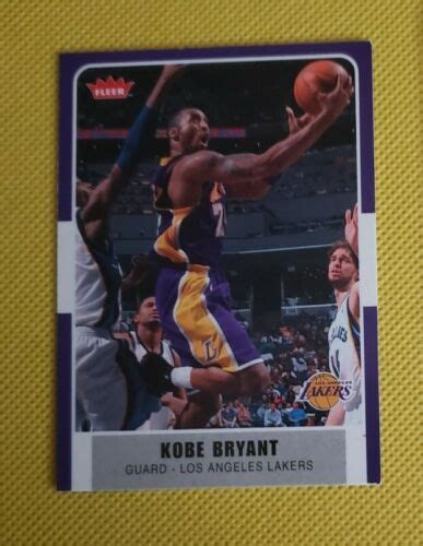 Kobe Bryant Fleer 153 Glossy Retro Ebay