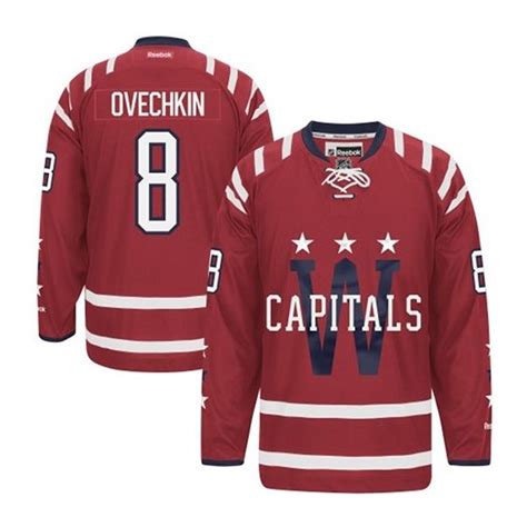 Washington Capitals Alex Ovechkin Official Red Reebok Authentic Adult