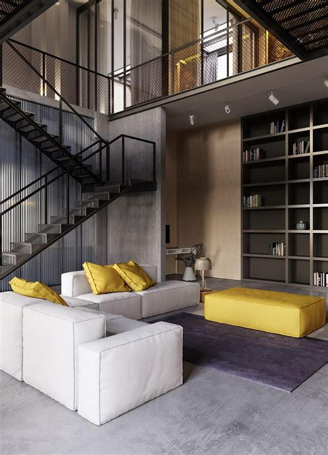 An Industrial Inspired Apartment With Sophisticated Style