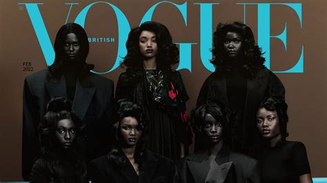 British Vogues Momentous All African February 2022 Cover Spotlights 9 Young Women “redefining