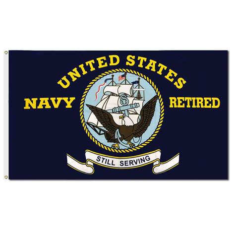 Us Navy Retired Flag