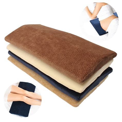 Lumbar Pillow For Sleeping Back Pain Memory Foam Sleeping Waist Back