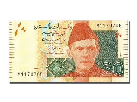 300657 Pakistan 20 Rupees Type M A Jinnah Neuf 20 Rupees De 5 à