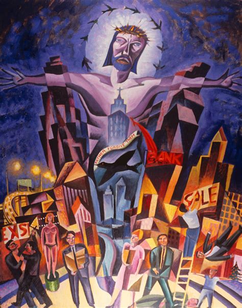 Global Christian Worship Contemporary Crucifixion Art By James Janknegt