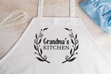 Grandma Apron Grandma Kitchen Apron Personalized Apron Etsy