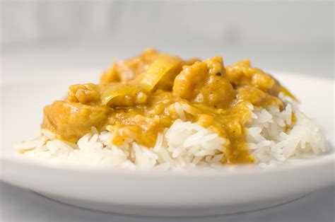 Its A Womens World Chicken Curry With White Rice
