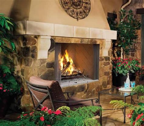50 Large Outdoor Wood Fireplace By Superior Fines Gas