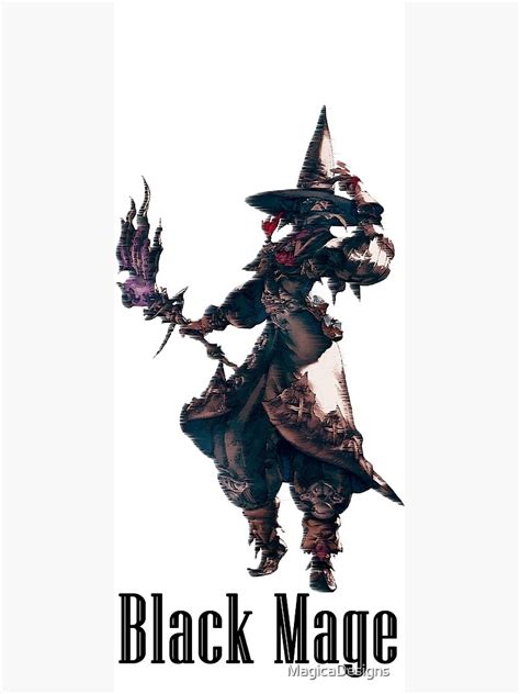 Black Mage Ffxiv Photographic Print For Sale By Magicadesigns Redbubble