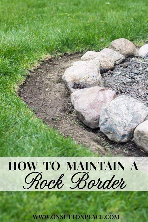 How do you view your love life, and is there anything you would suggest we try out to strengthen it? How to Maintain a Garden Rock Border | Landscaping with rocks, Garden edging, Outdoor gardens