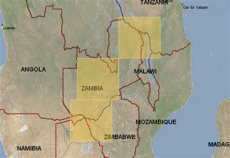 Download Zambia Topographic Maps