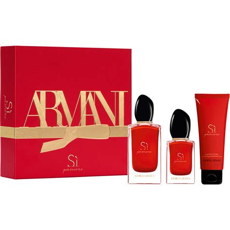 Giorgio Armani Si Passione Eau De Parfum 3 Pc Set Ts Sets For Her